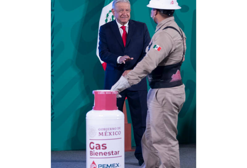 Oficializa AMLO venta de Gas Bienestar