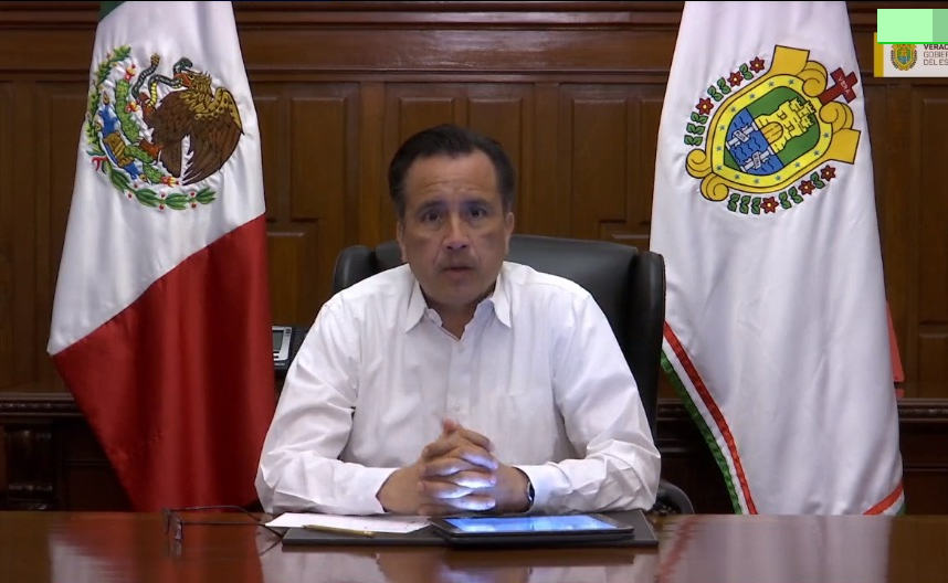 Alerta el gobernador Cuitláhuac García Jiménez del acelaramiento de casos de coronavirus