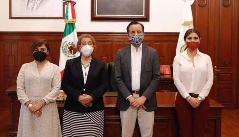 Se reúnen Magistrada Presidenta del PJEV y el Gobernador de Veracruz