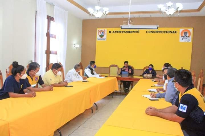 Se reúne Consejo Municipal de Protección Civil de Santiago Tuxtla