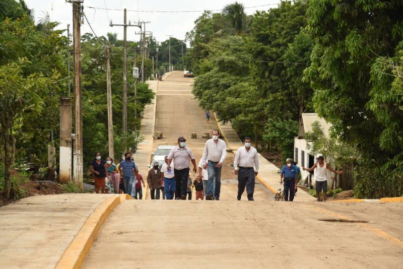 «Con esta calle beneficiamos a habitantes de El Popotal y de otras comunidades»: Tavo Pérez