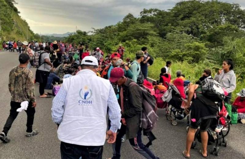 Preocupa a CNDH condiciones en que se realiza la Caravana Migrante