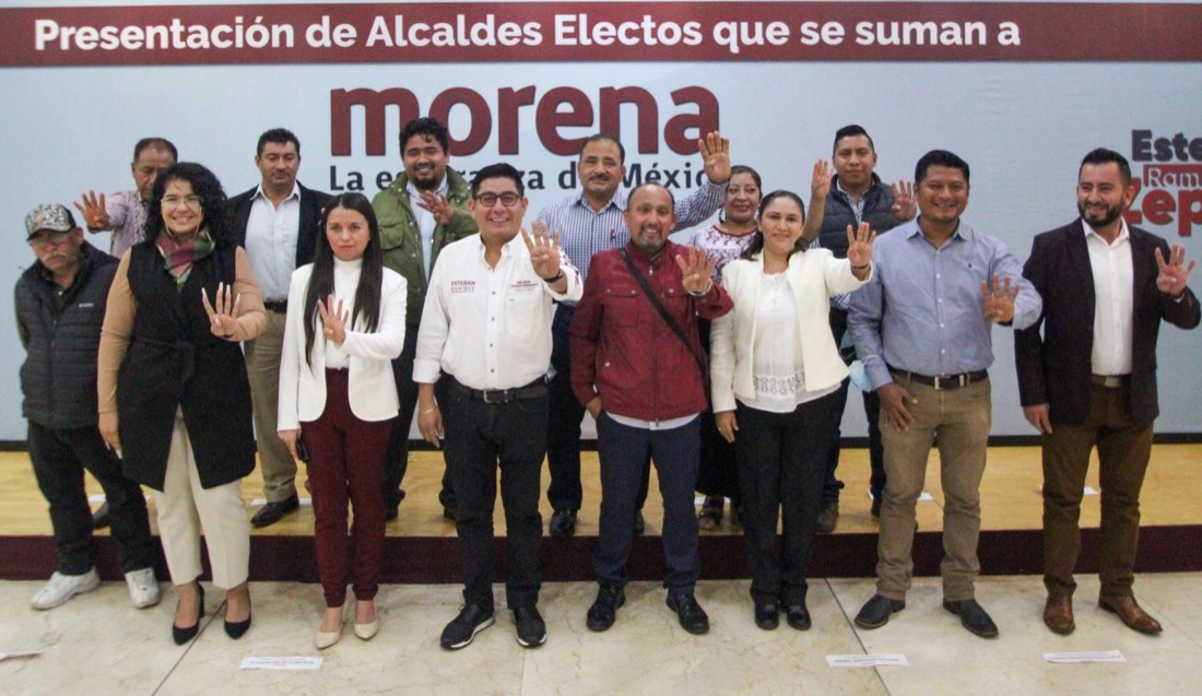 Se integran a Morena alcaldesas y alcaldes electos de la región de Altas Montañas
