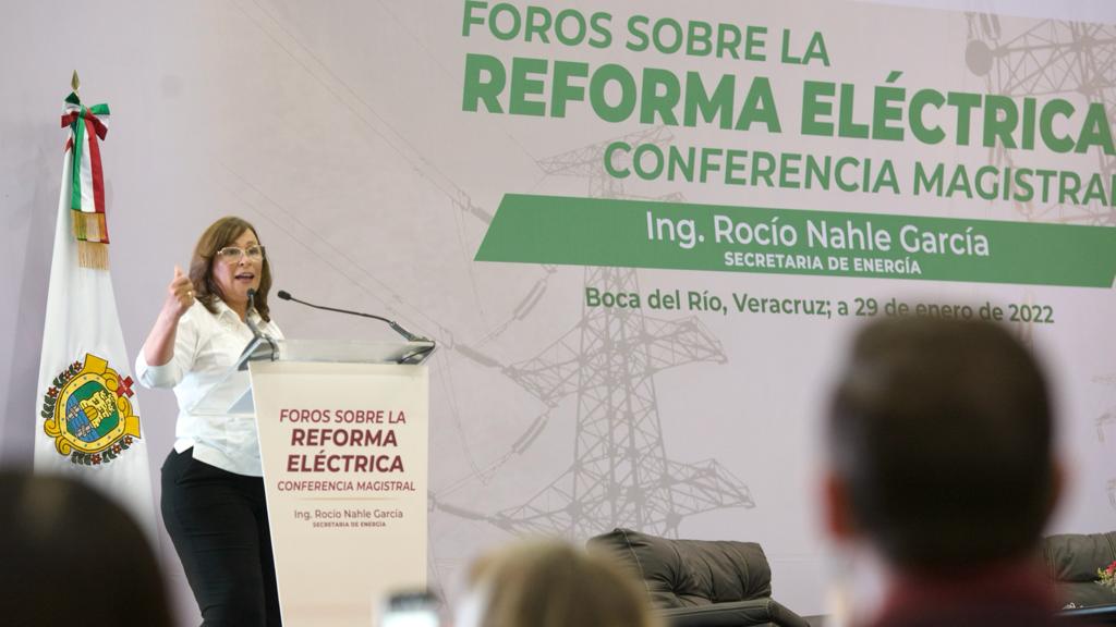 Con el nuevo esquema del Sistema Eléctrico Nacional se garantizará el abasto de energía eléctrica al pueblo de México: Nahle