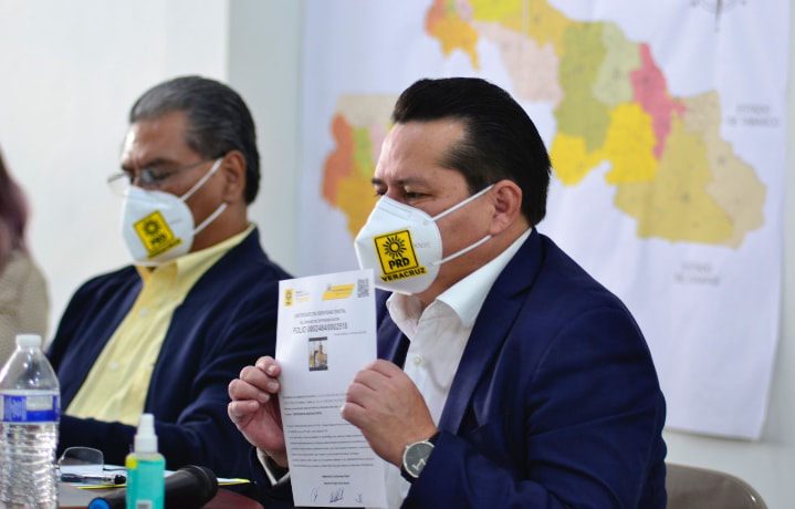 PRD asumirá el liderazgo de la agenda política opositora de Veracruz, en 2022