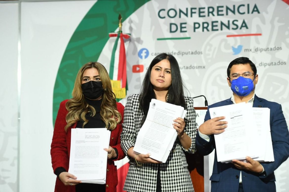 Presentan Senadora y Diputados Federales solicitud de juicio político contra Roberto Sigala y Tania Vásquez