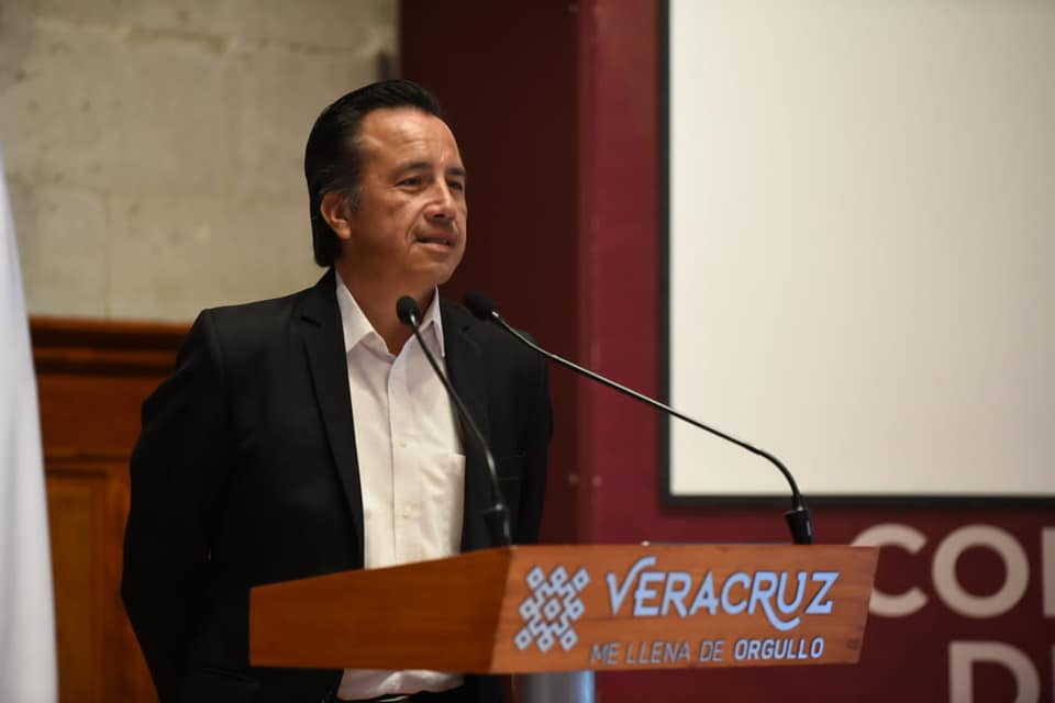 Gobernador Cuitláhuac García Jiménez a favor de la desaparición del INE