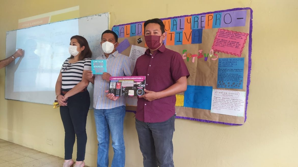 Ayuntamiento de San Andrés Tuxtla promueve pláticas de educación sexual para prevenir el embarazo adolescente