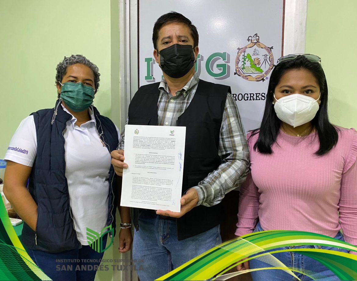 Firma convenio Tec de San Andrés con el de Úrsulo Galván