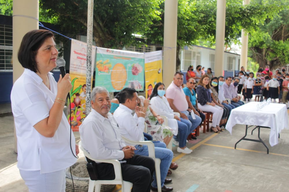 Ayuntamiento de San Andrés y Jurisdicción Sanitaria No. 10, promueven estilos de vida saludable en escuelas