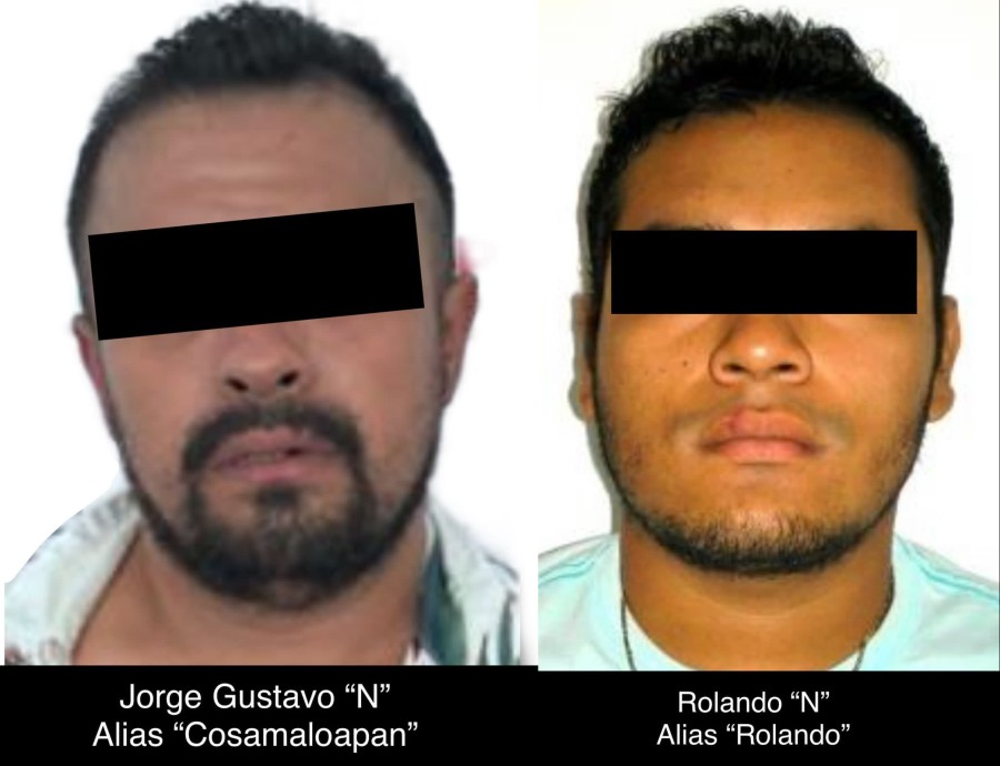 Captura Policía Estatal a Jorge Gustavo “N”, alias “Cosamaloapan”, y a Rolando “N”, en Espinal