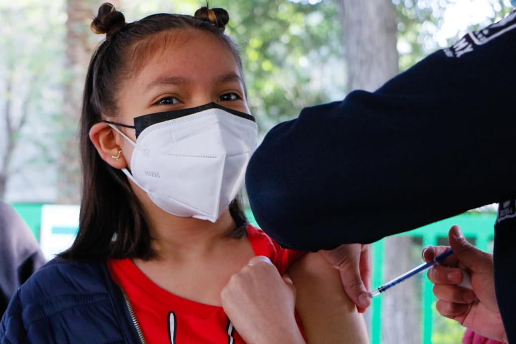 Avanza vacunación contra COVID-19 a niñas y niños con 146 mil 699 dosis aplicadas en 11 estados: Secretaría de Salud