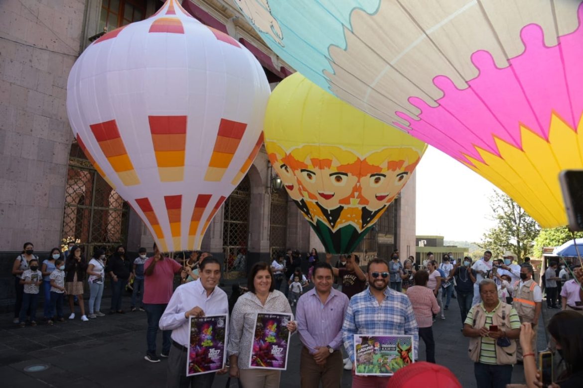 Presentan programa del festival del globo «Vuela San Andrés» en la capital del estado