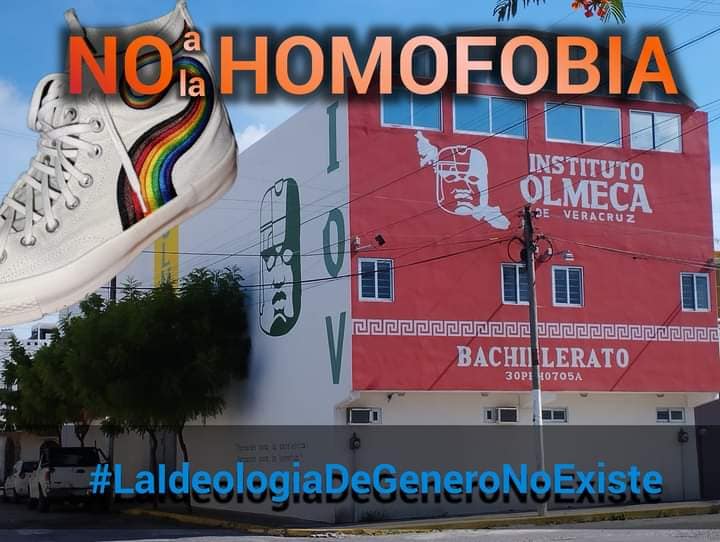 Escuela privada del puerto de Veracruz despide a maestro por usar tenis alusivos al orgullo LGBTTTI