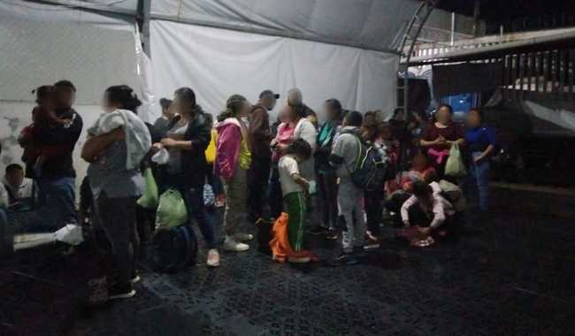 Rescata INM a 143 migrantes en distintos puntos de la entidad