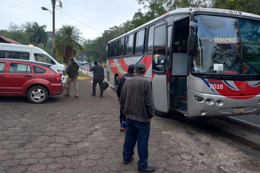 En San Andrés Tuxtla, resguarda SSP a migrantes centroamericanos