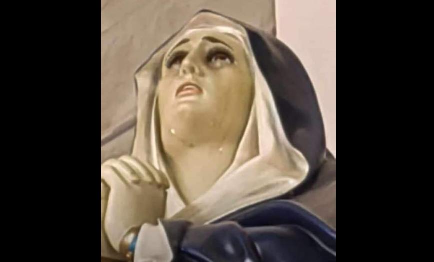 DESCARTA Iglesia MILAGRO; lágrimas de la Virgen de los Dolores, en Chicuasen, en Actopan son falsas
