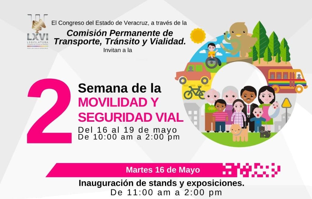 Lista, Segunda Semana de Movilidad y Seguridad Vial en el Congreso de Veracruz: Enrique Santos