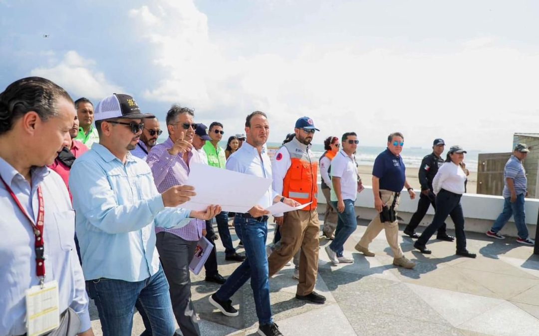 Supervisa Alcalde JM Unánue el bulevar Vicente Fox previo al Salsa Fest 2023