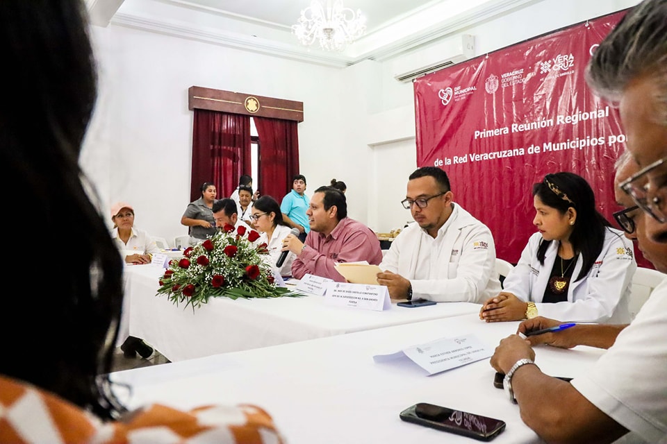 Realizan Décima Reunión de la Red Veracruzana de Municipios por la Salud en San Andrés Tuxtla
