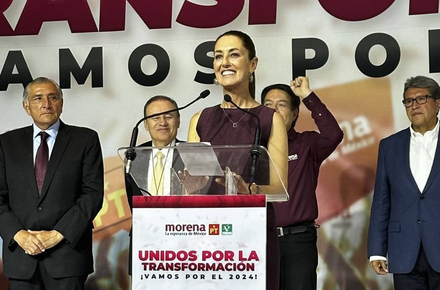 22 gobernadores de Morena respaldan candidatura de Claudia Sheinbaum