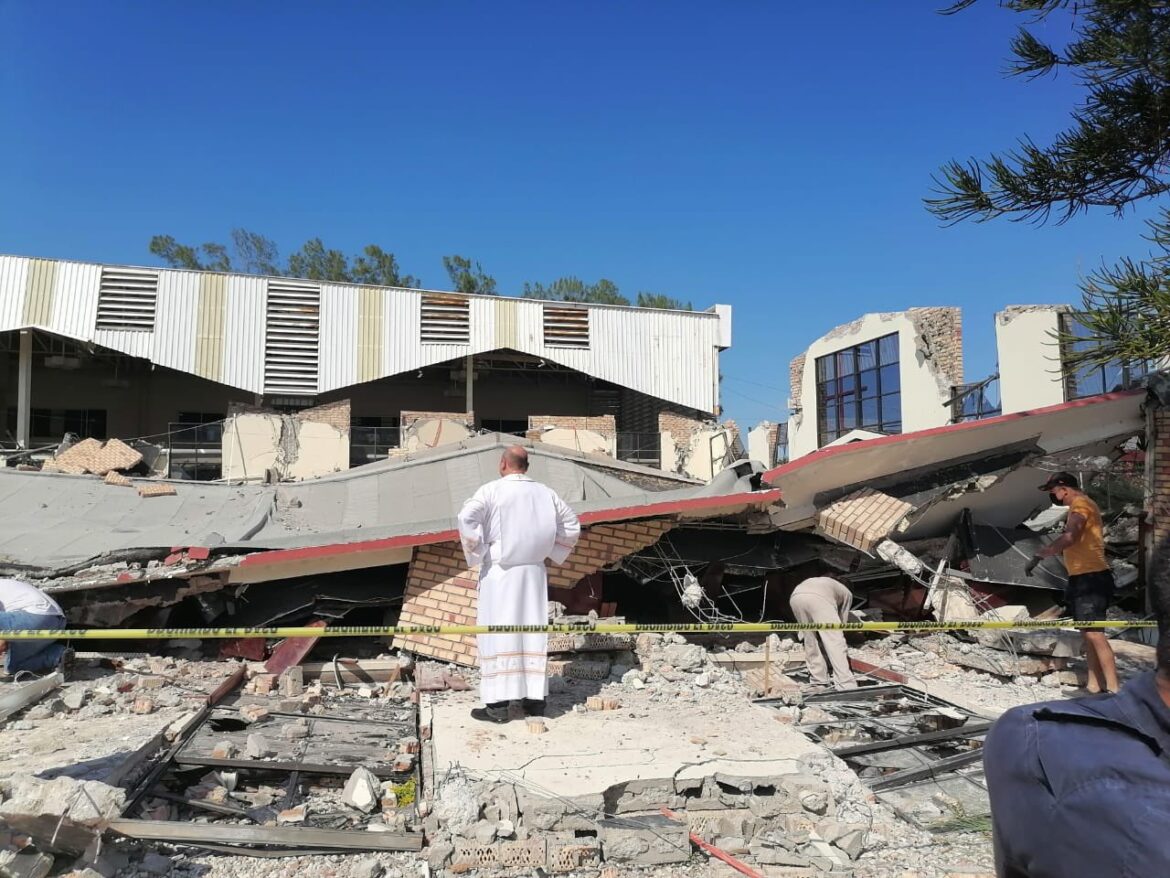 Se eleva a 11 el número de muertos por caída de techo de iglesia en Tamaulipas