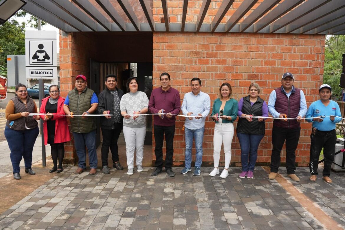 Alcaldesa y ediles inauguran módulo bibliotecario en el Parque Temático de Tepancan