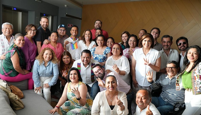 Unidad y camaradería de la 4T en Veracruz, Rocío Nahle se reúne con legisladores locales