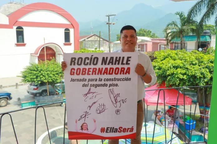 Alcalde de Yecuatla, emanado de MC también se adhiere al proyecto de Rocío Nahle