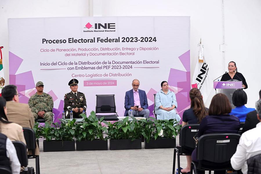 Inicia INE distribución de 317 millones de boletas electorales en todo el país