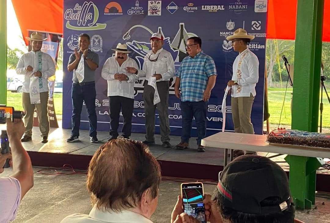 Alcalde de Ángel R. Cabada participa en el II Torneo de Pesca La Quilla 2024